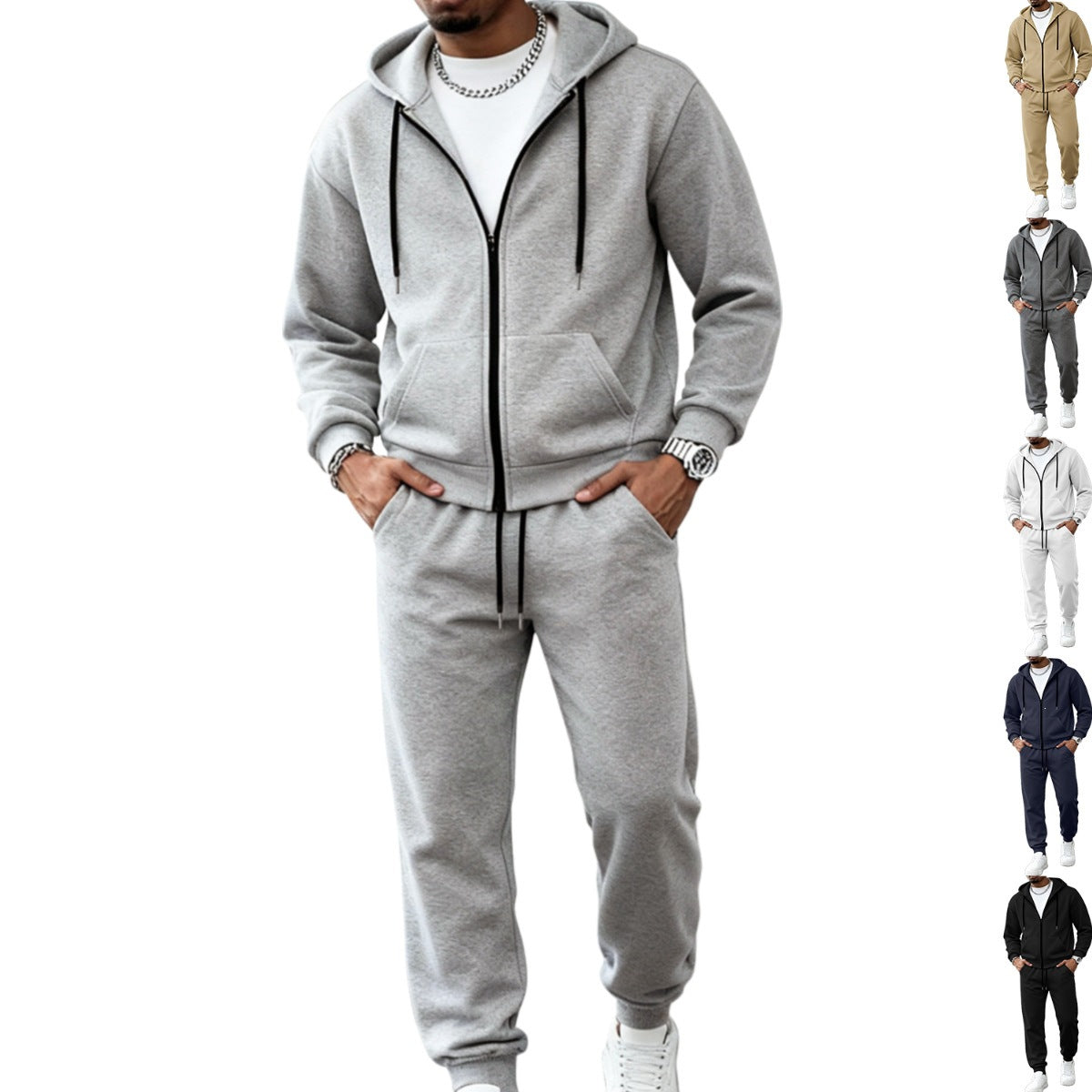 Hooded Tracksuit for Men, view 1