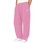 Mens sweatpants in Pink, close front view
