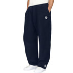 Mens sweatpants in Navy, close front view