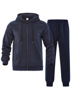 Hooded Tracksuit for Men in Navy