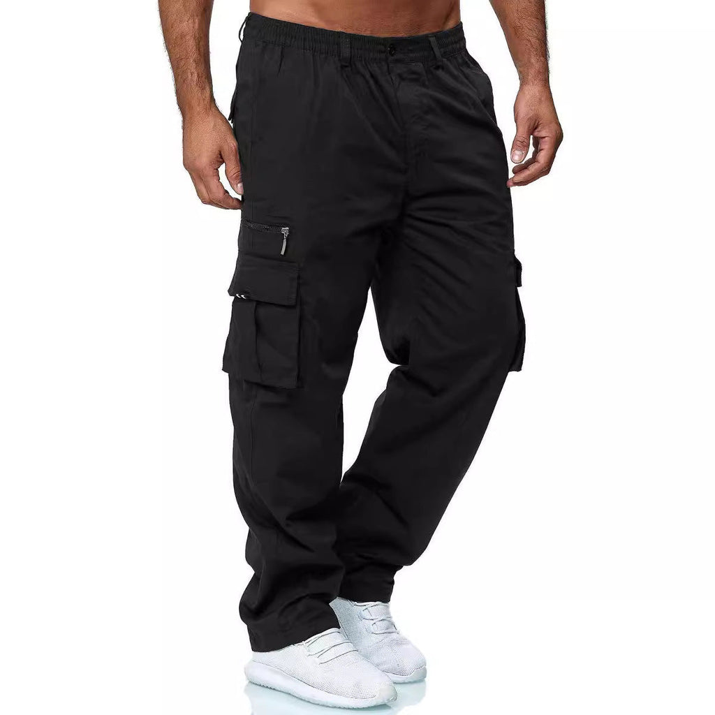 Elastic Waist Cargo Pants for Men, view 3