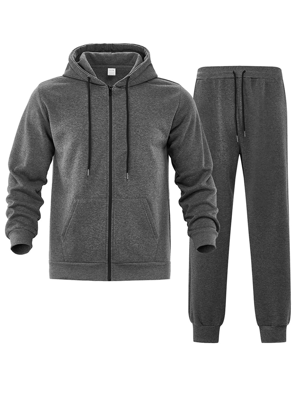 Hooded Tracksuit for Men in Dark Gray