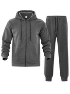 Hooded Tracksuit for Men in Dark Gray