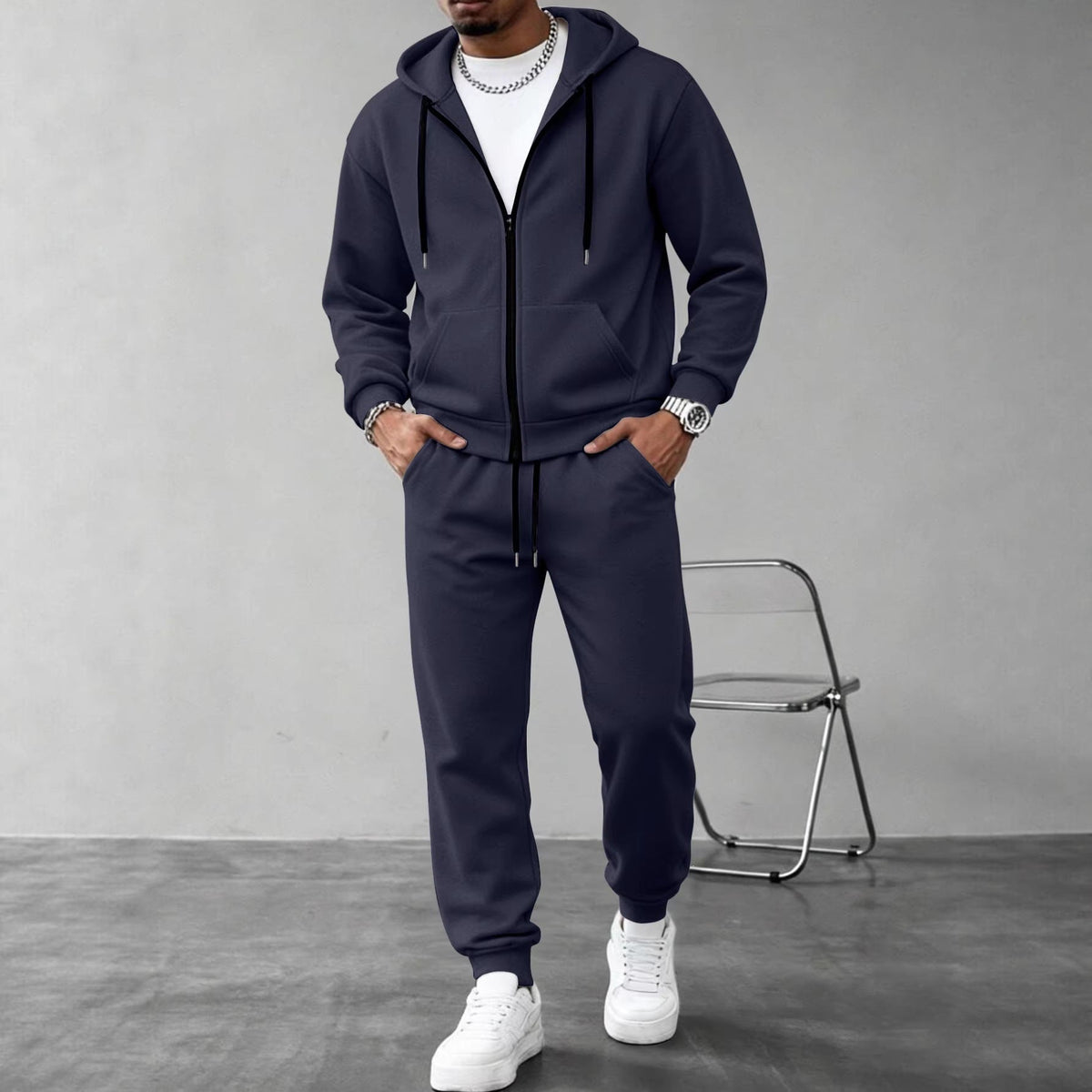 Hooded Tracksuit for Men, view 4