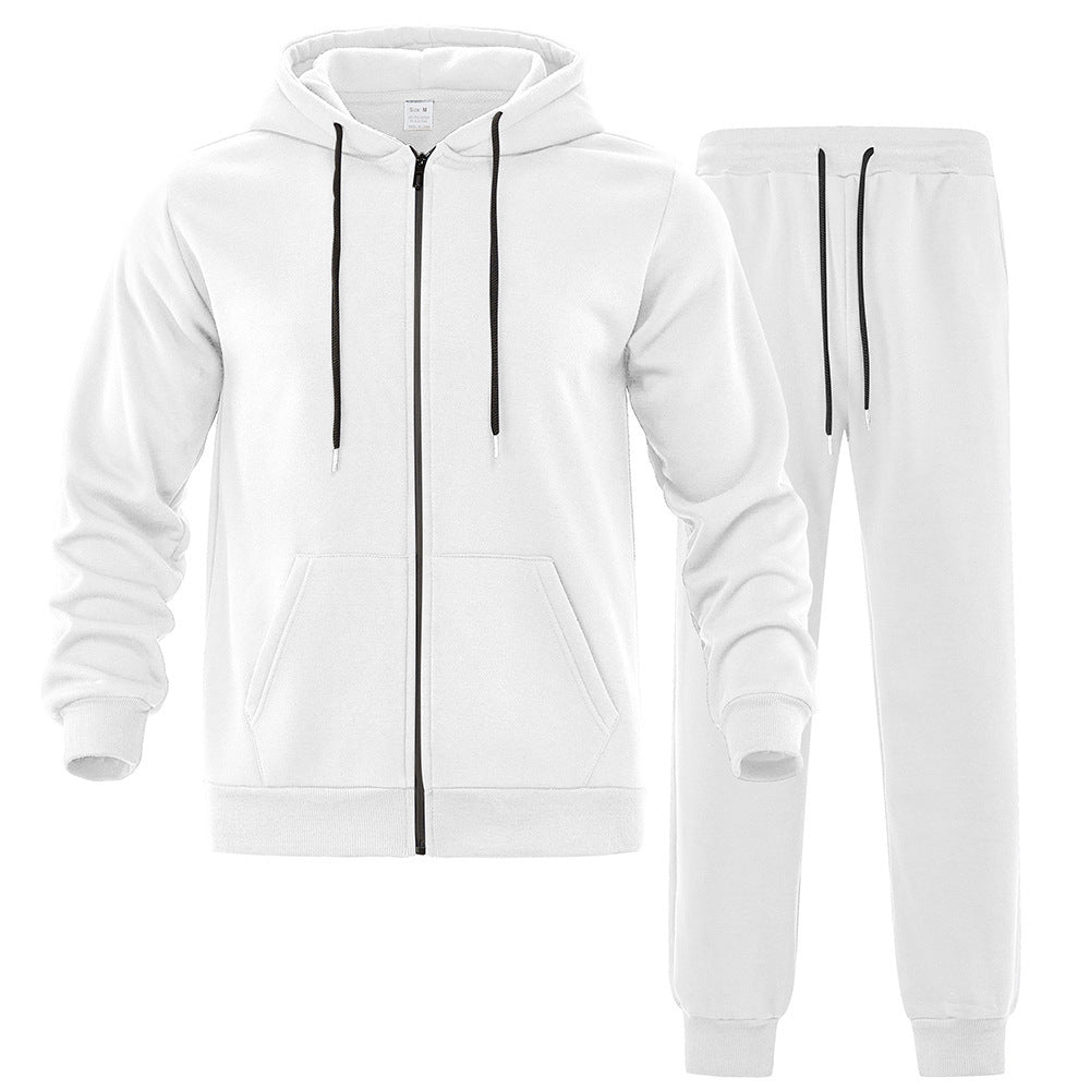 Hooded Tracksuit for Men in White