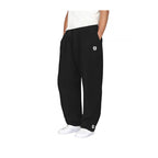 Mens sweatpants in Black, front view