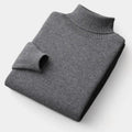 Turtleneck Crewneck Sweater with Fine Knit