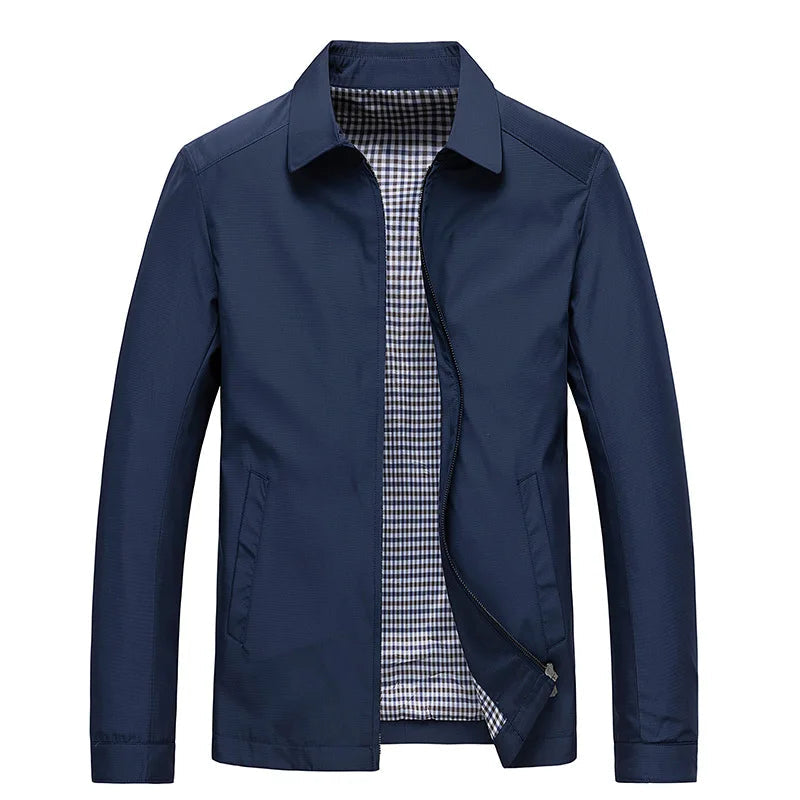 Navy Harrington Jacket for men