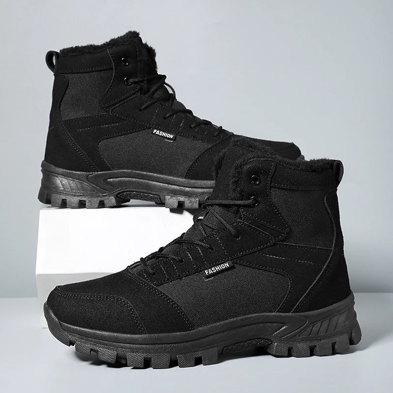 Black Hiking Boots for men