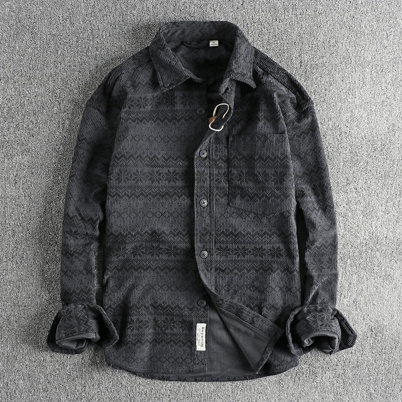 Gray Shirt Jacket for men