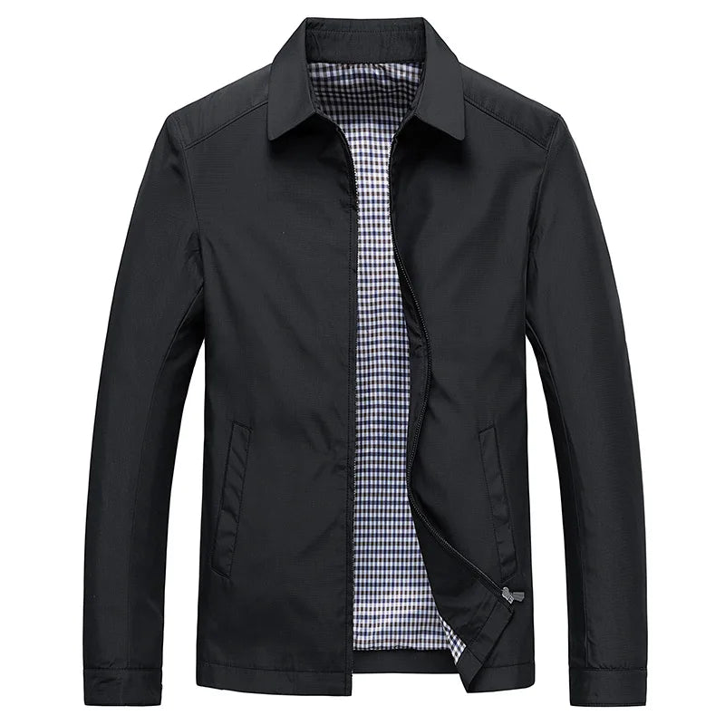 Black Harrington Jacket for men