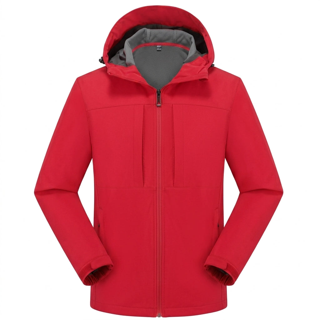 Red Softshell Jacket for men