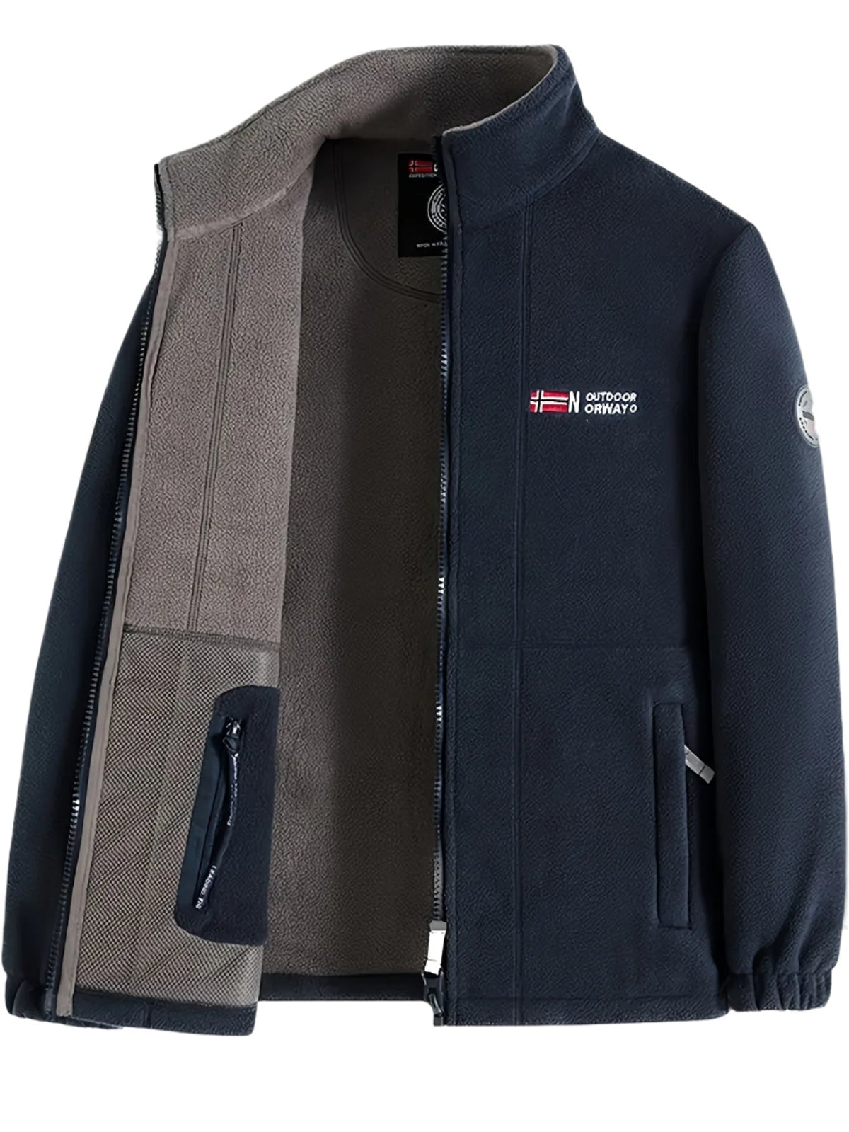 Navy Fleece Jacket for men