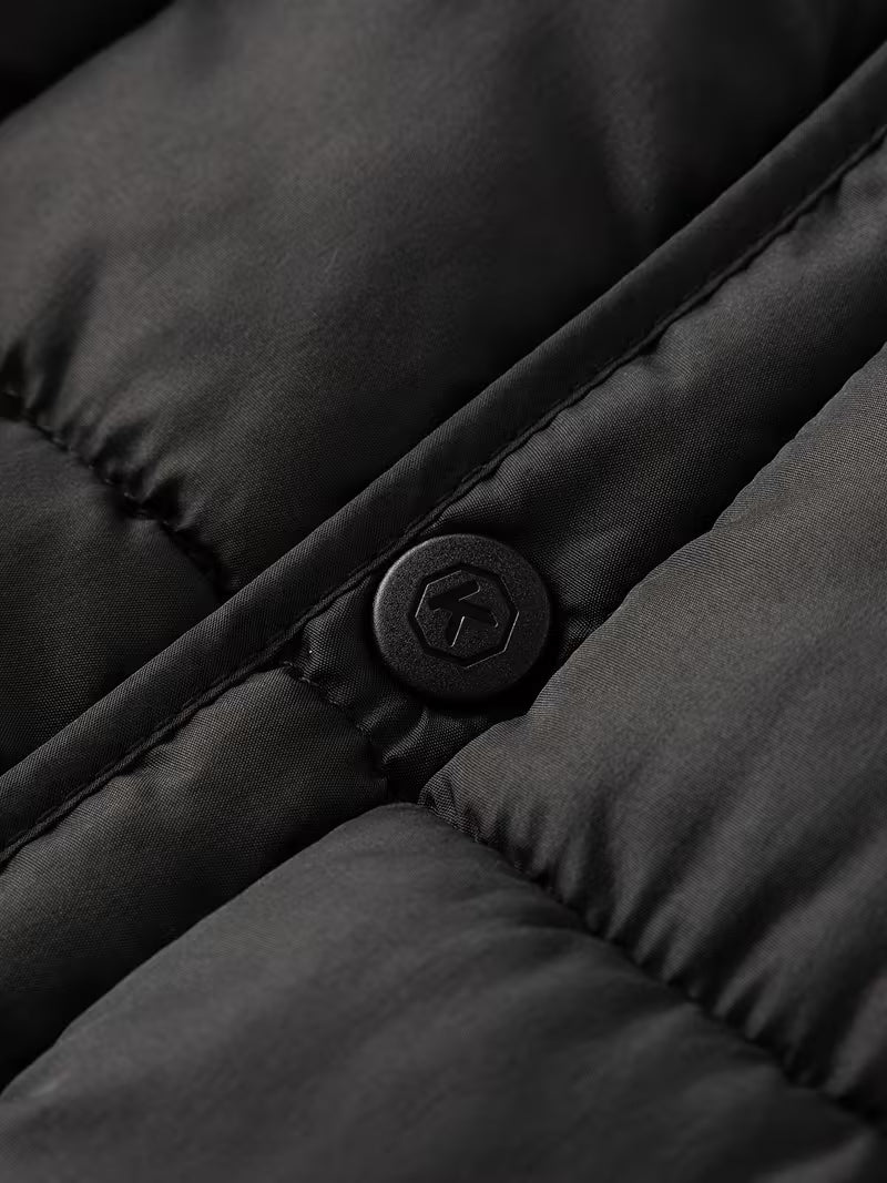 Black Quilted Vest for men, view 25