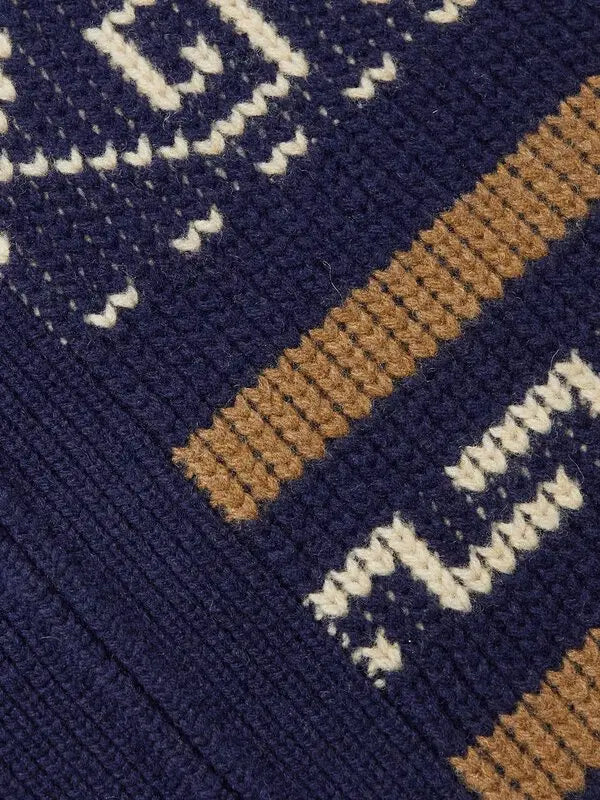 Nordic Patterned Cardigan for Men