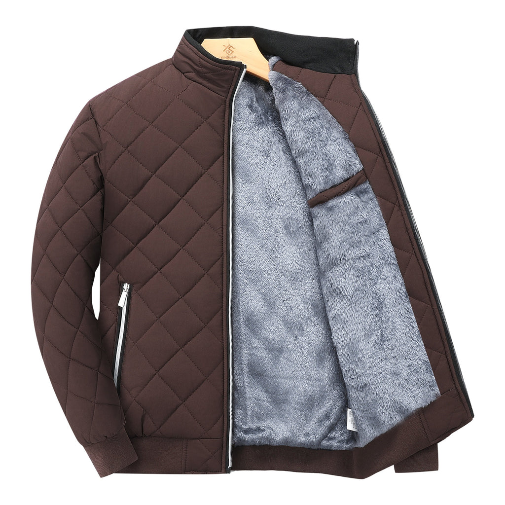 Quilted Body Work Jacket with Fleece Lining
