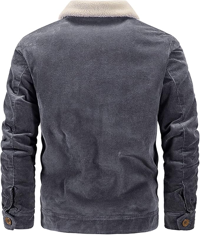 Sherpa Lined Corduroy Jacket for men, detail 3