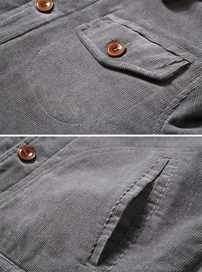 Sherpa Lined Corduroy Jacket for men, detail 5