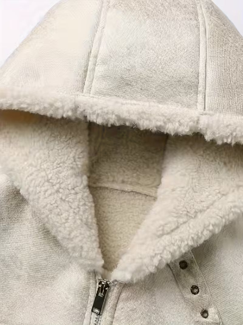 Shearling Hooded Vest for men, detail 18