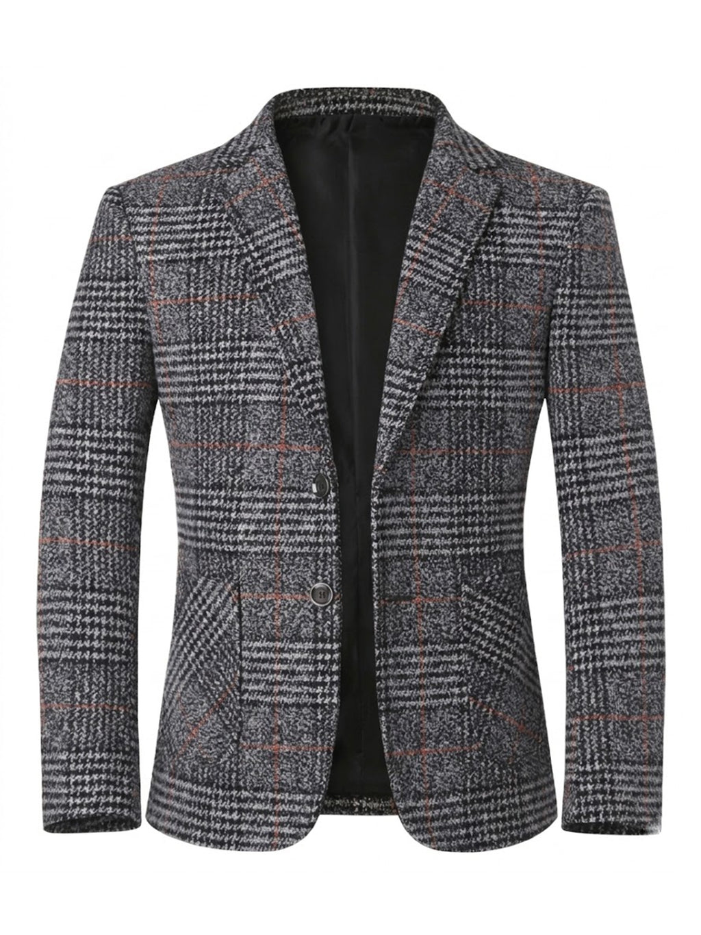 Gray Check Blazer for men