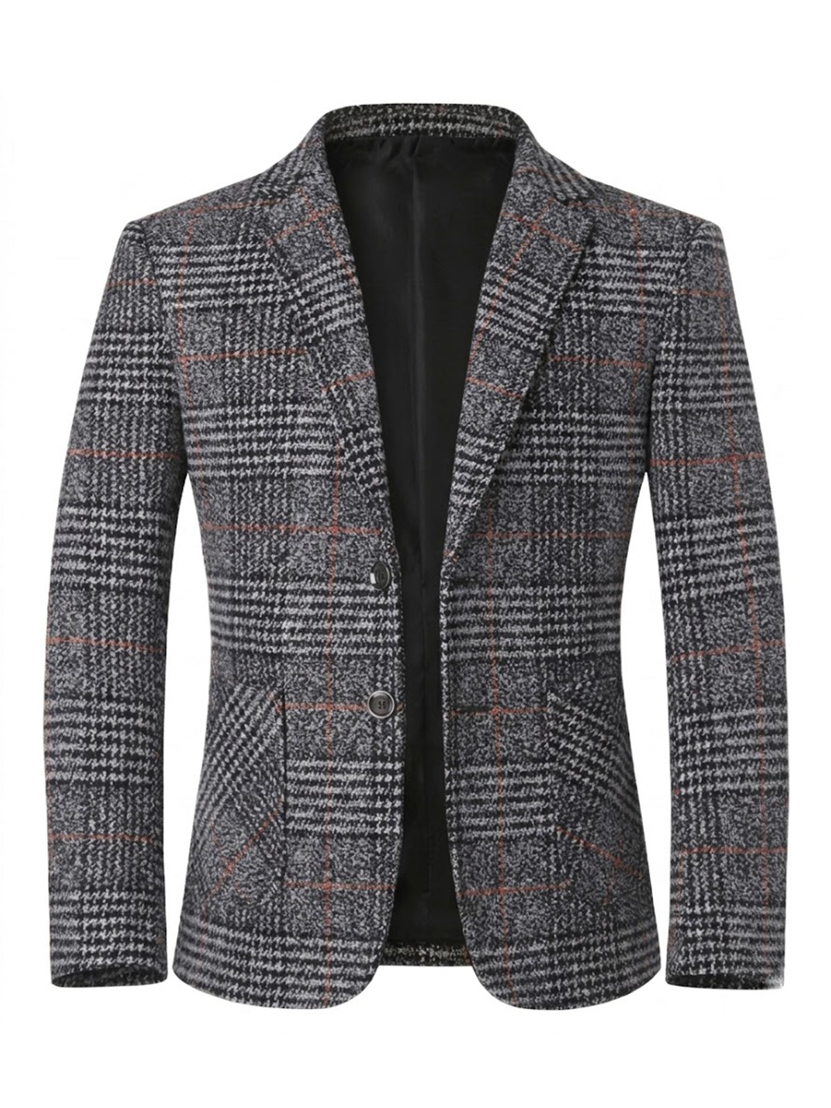 Gray Check Blazer for men