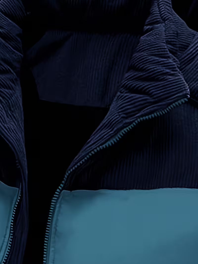 Navy Puffer Jacket for men, view 15