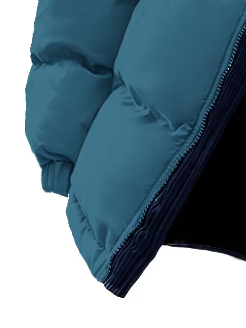 Navy Puffer Jacket for men, view 13