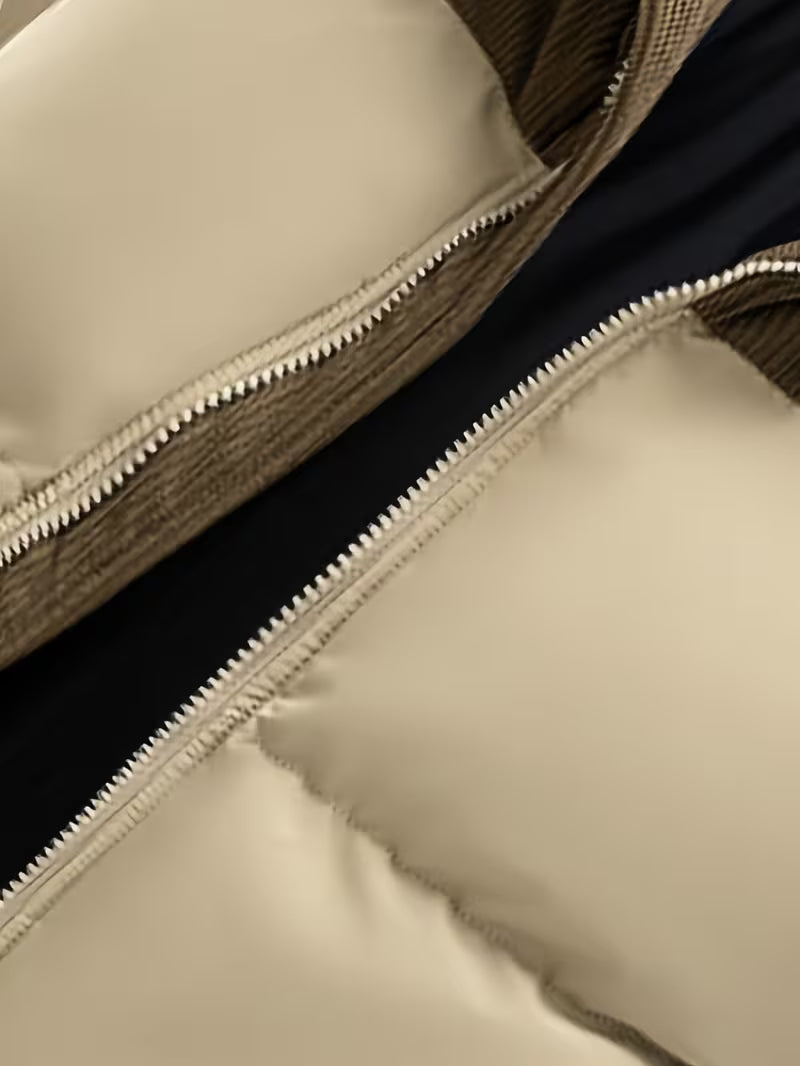 Khaki Puffer Jacket for men, view 19