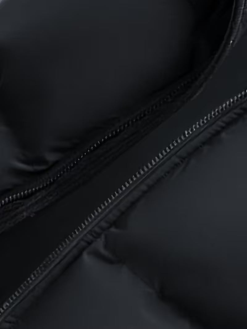 Black Puffer Jacket for men, view 9