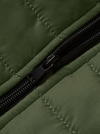 Lightweight Puffer Jacket for Men with Stand Collar