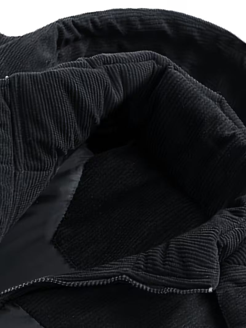 Black Puffer Jacket for men, view 10
