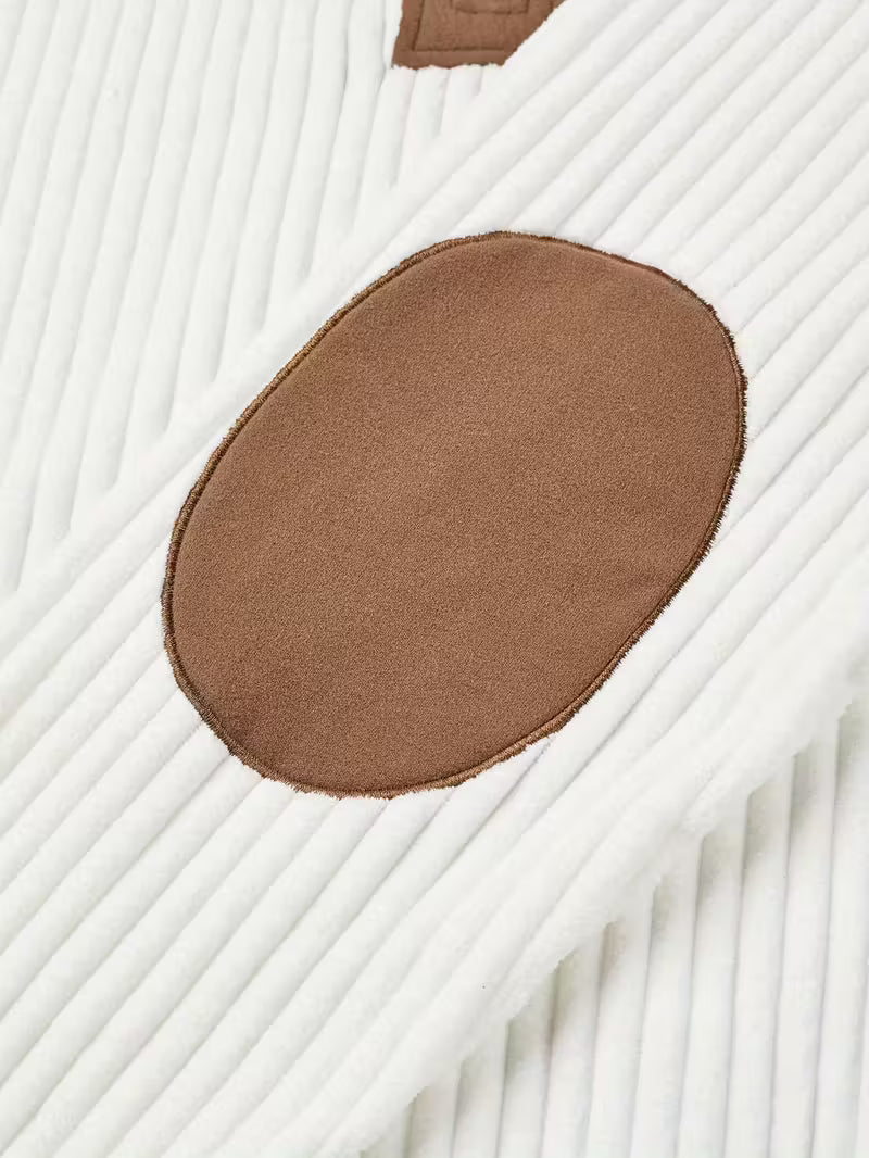 White Quarter Zip Sweater for men, view 4