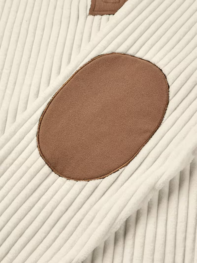 Cream Quarter Zip Sweater for men, view 9