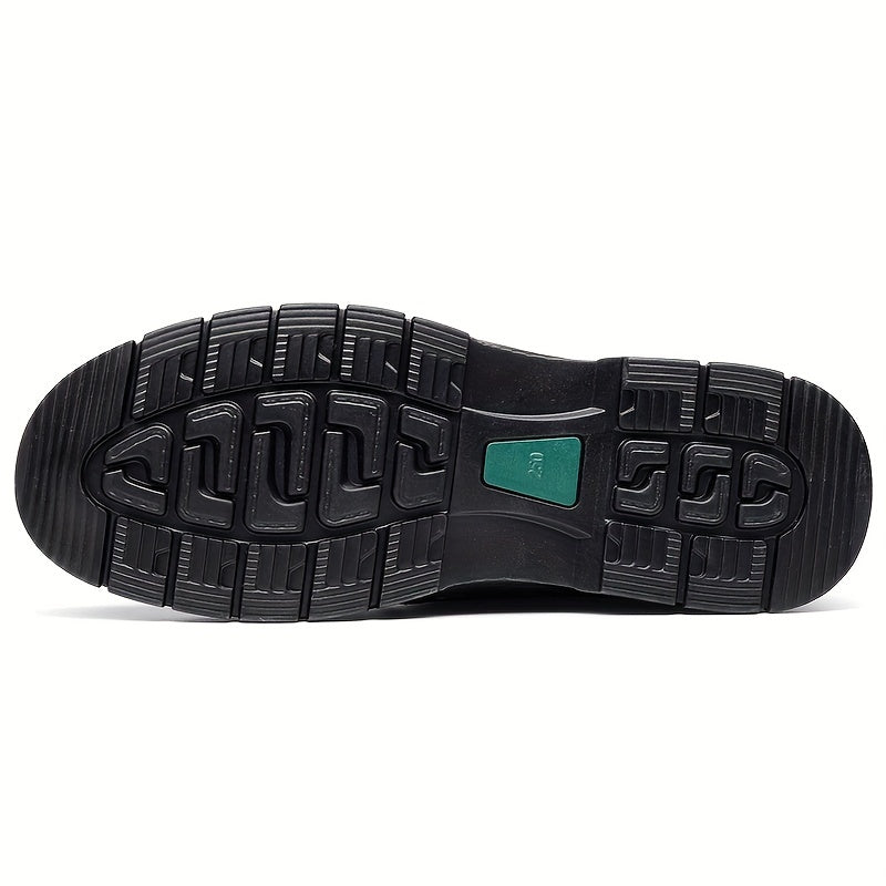 Warm Lined Winter Boots for Men with Lace Up Front