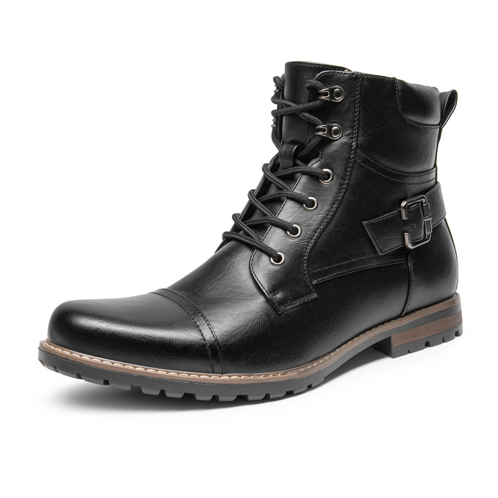 Black Motorcycle Boots for men