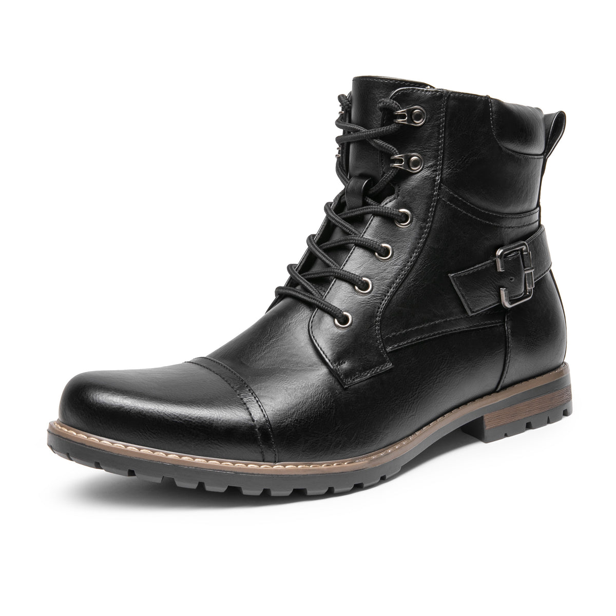 Black Motorcycle Boots for men