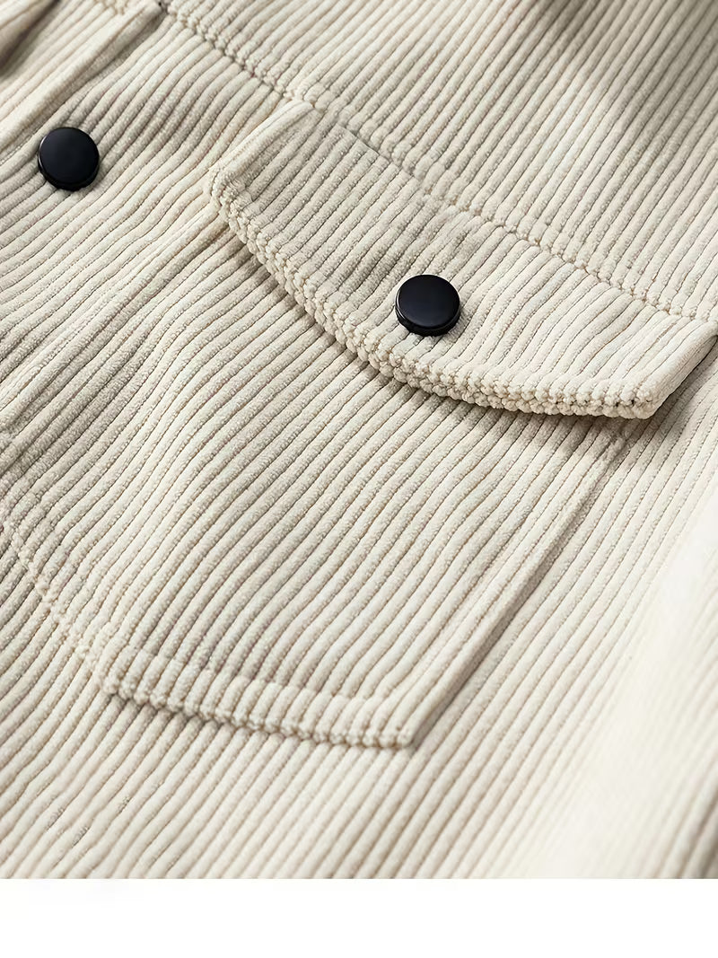 Corduroy Cargo Jacket for men, detail 5