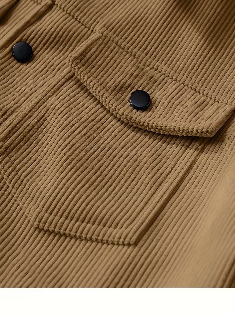 Corduroy Cargo Jacket for men, detail 14