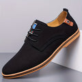 Black suede Casual Dress Shoes for Men