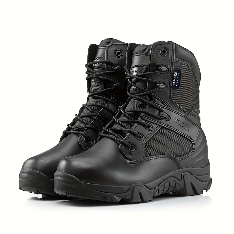 Black Combat Boots for men