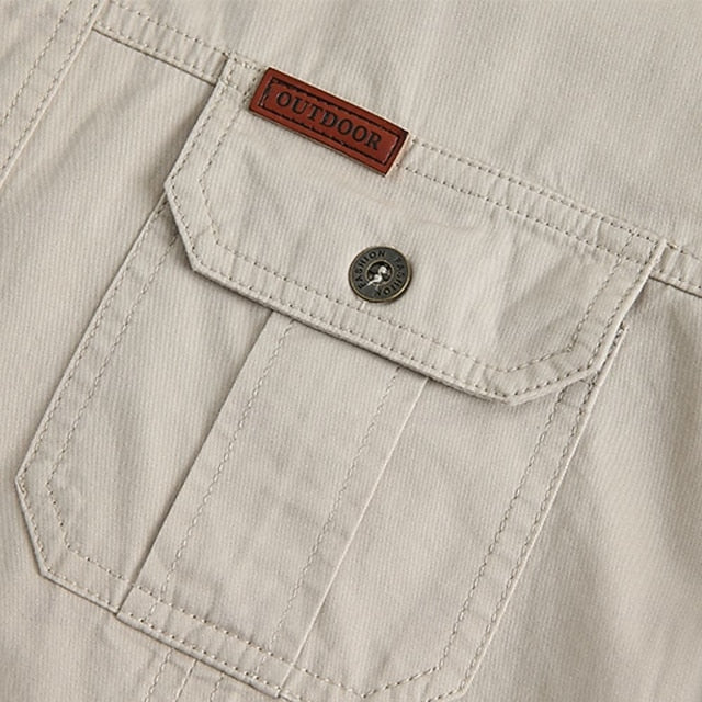 Twin Pocket Work Shirt for Men, view 3