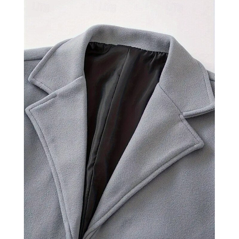 Long Winter Coat for Men, view 4