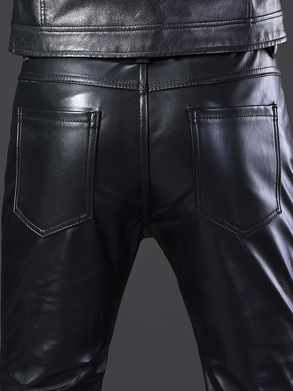 Faux Leather Pants for men, detail 7