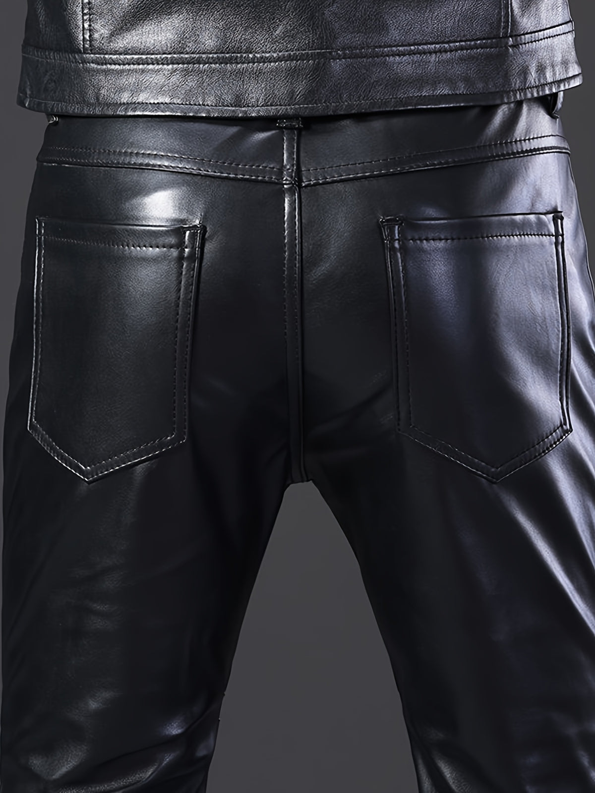 Faux Leather Pants for men, detail 7