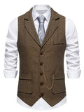 Brown Suit Vest for men