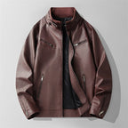 Dark Brown Leather Jacket for men