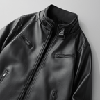 Black Leather Jacket for men, view 6
