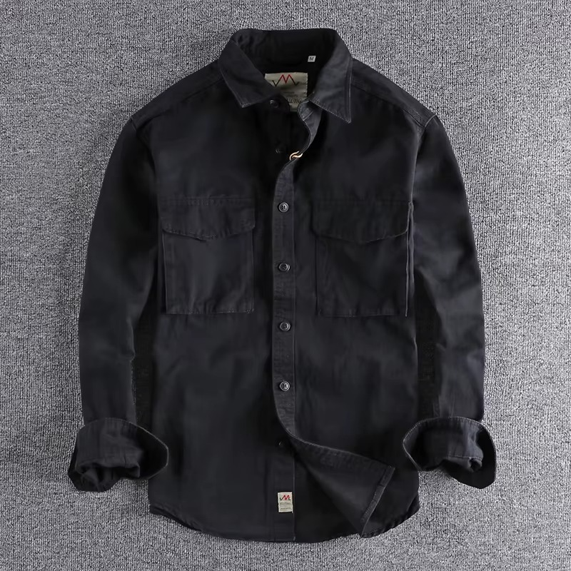Black Work Shirt for men
