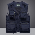 Navy Fishing Vest for men