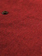 Herringbone Suit Vest for Men with Button Front